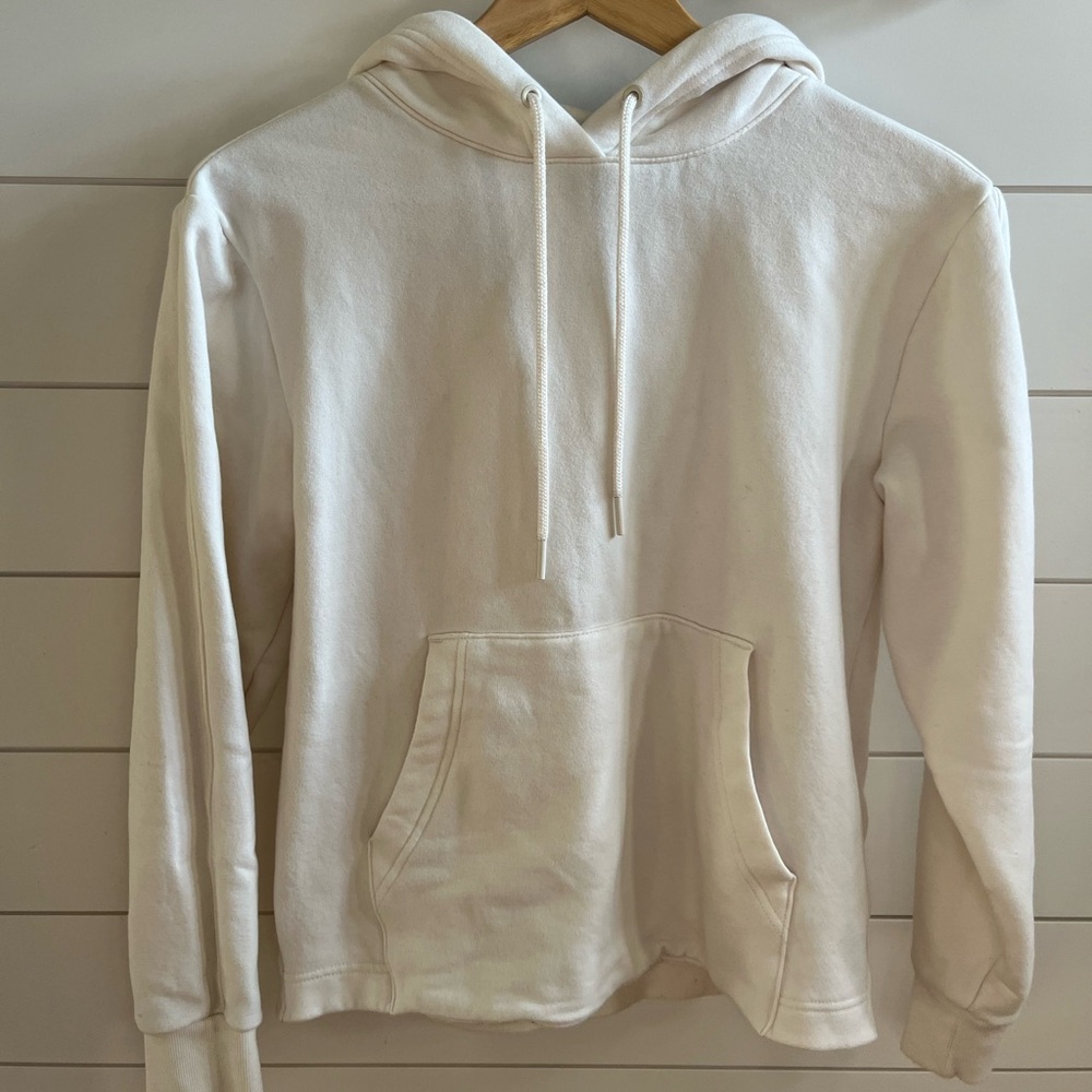 Athleta Hoodie in Light Cream XXS